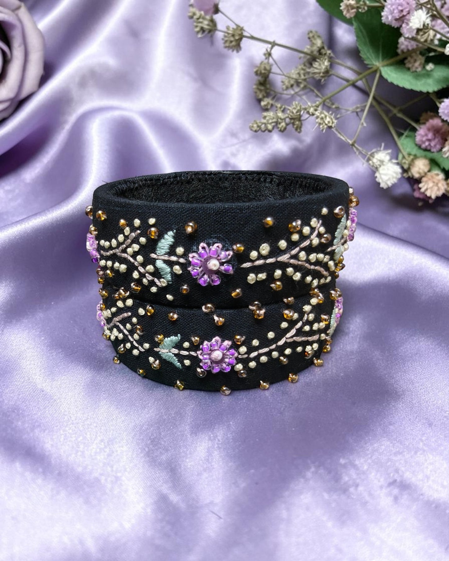 Midnight Bloom Bangles