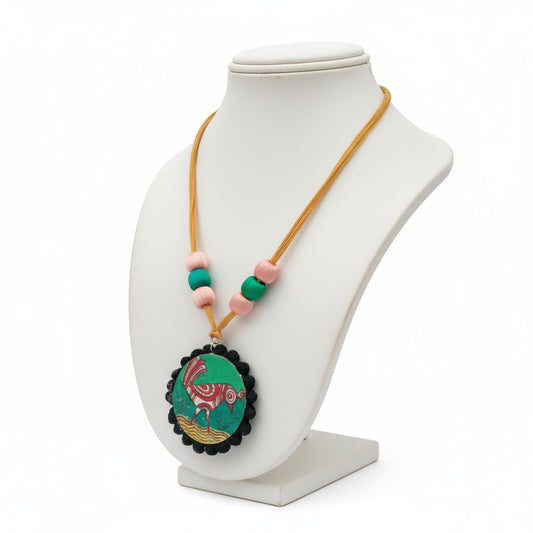 Pakshi Hand-painted Necklace