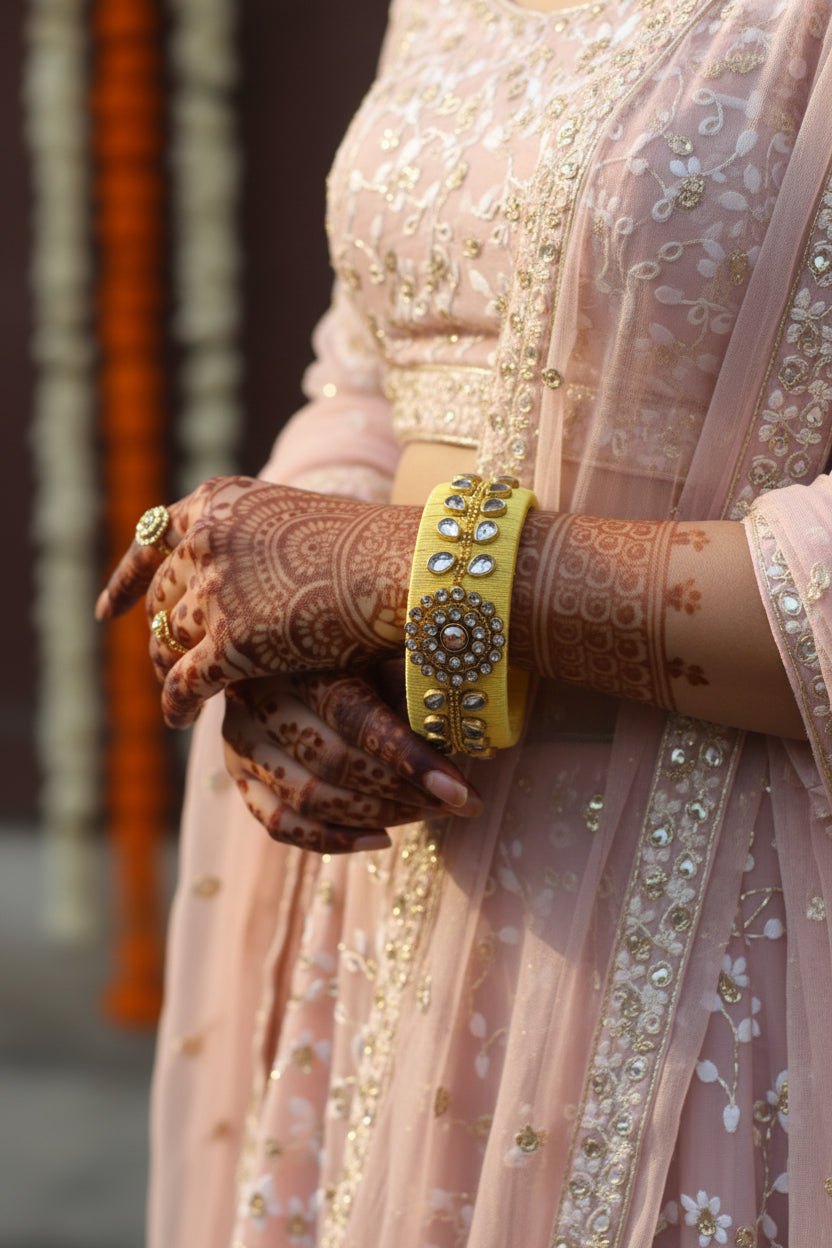 Surya Pushpa Silk Thread Bangle