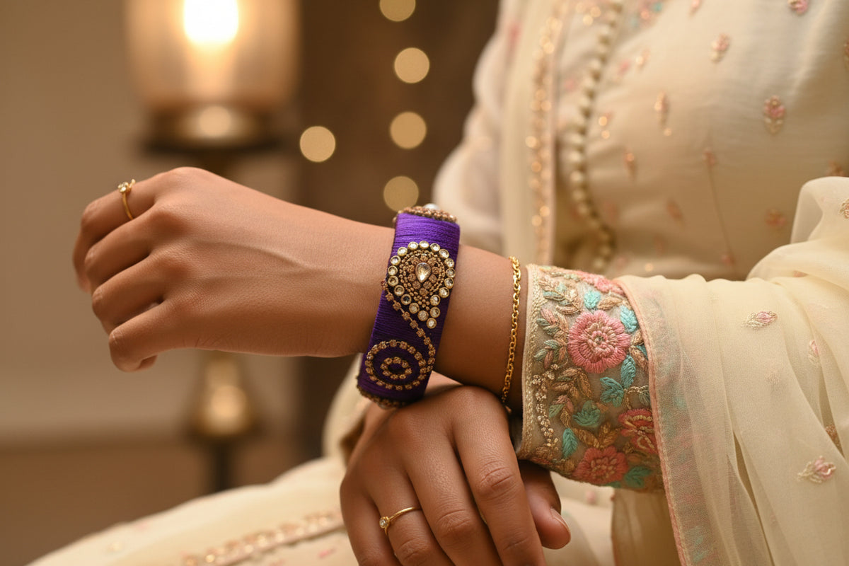 Meher Silk Thread Bangle