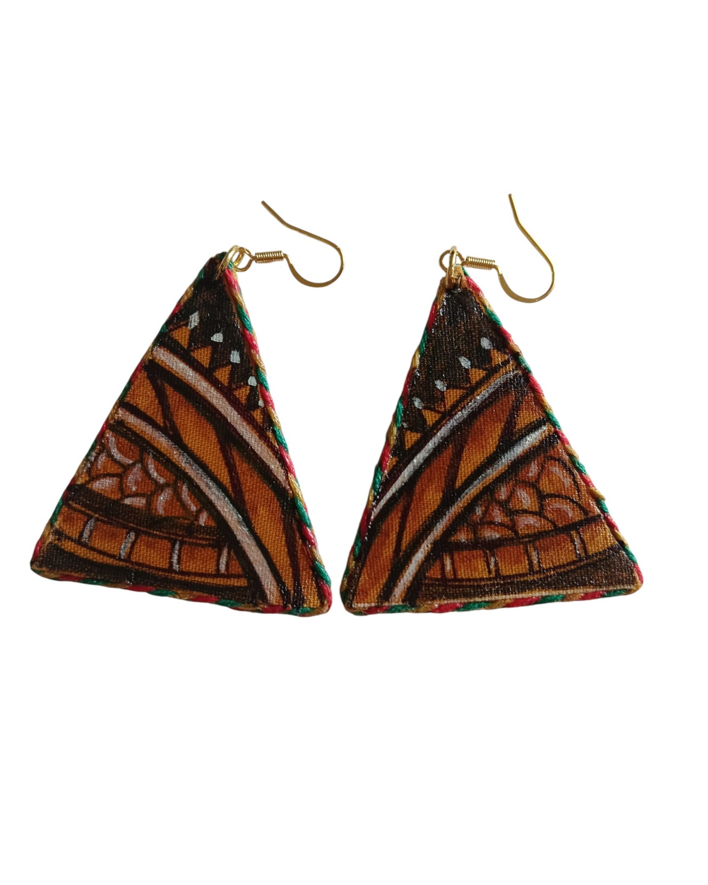 Earthen Triangle Earrings