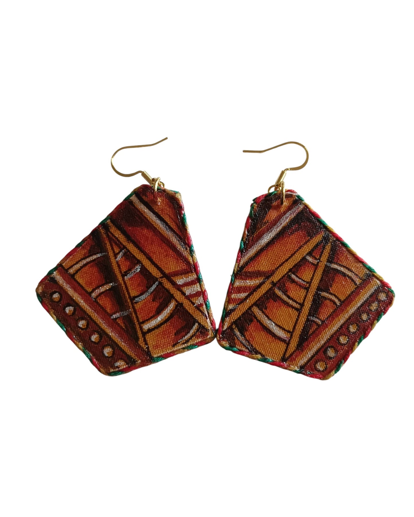 Terracotta Weave Earrings
