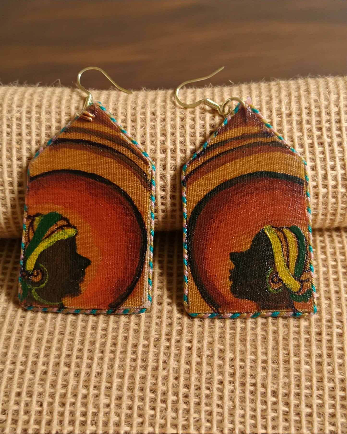 Sun Silhouette Earrings
