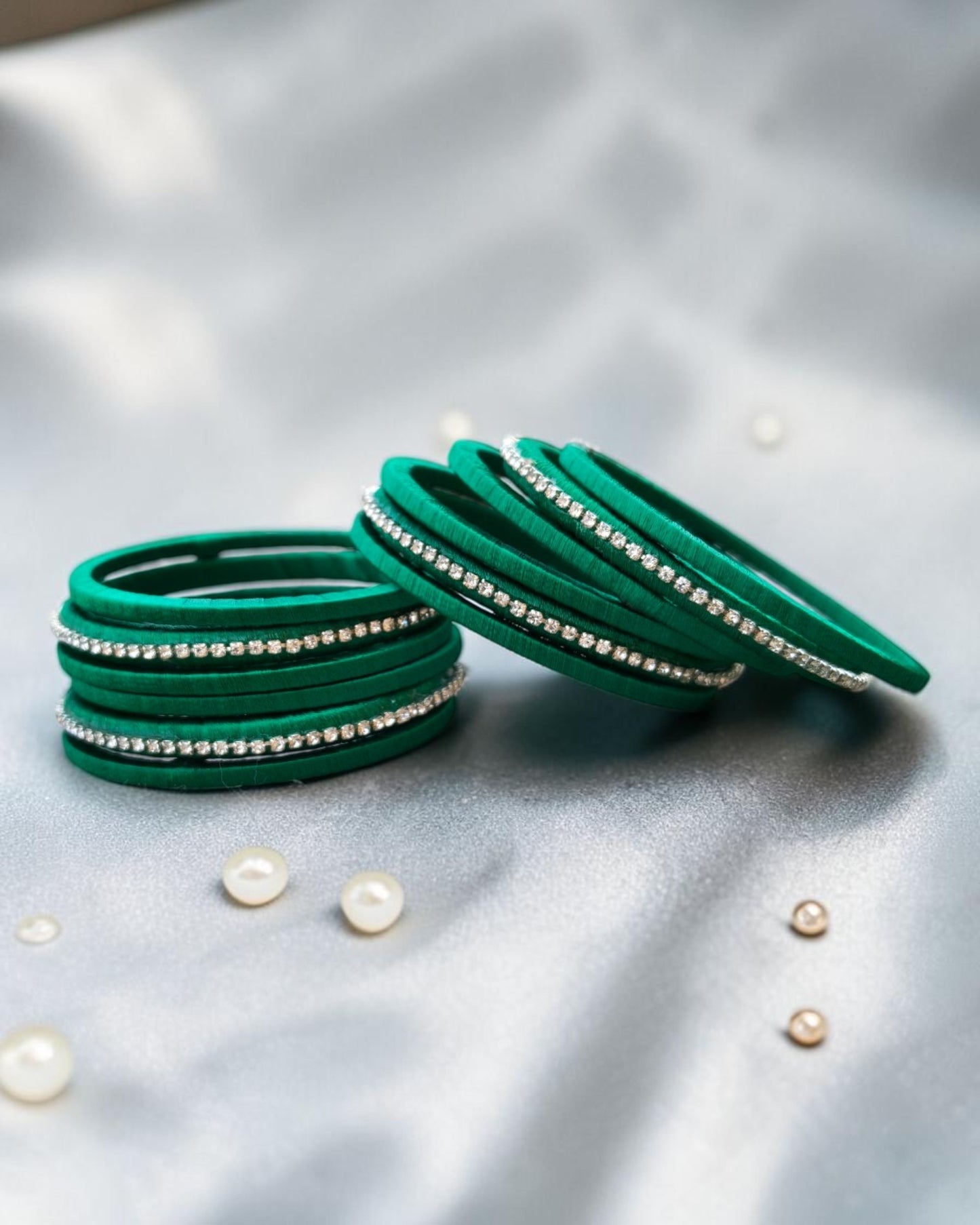 Panna Shimmer Stack Bangles