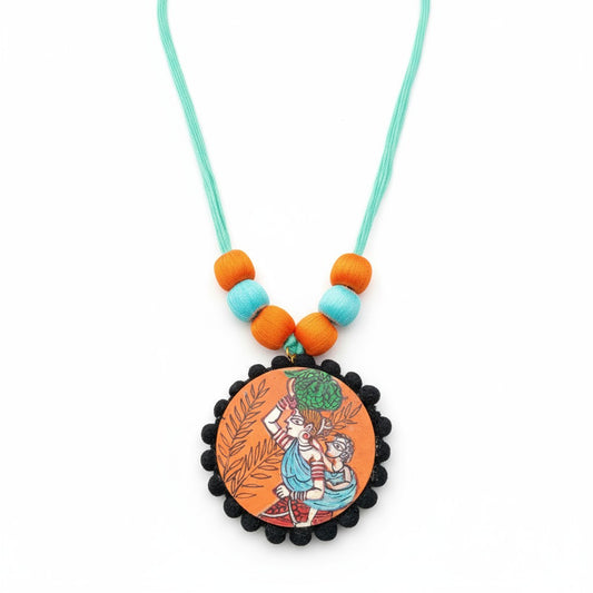 Maa Hand-painted Necklace