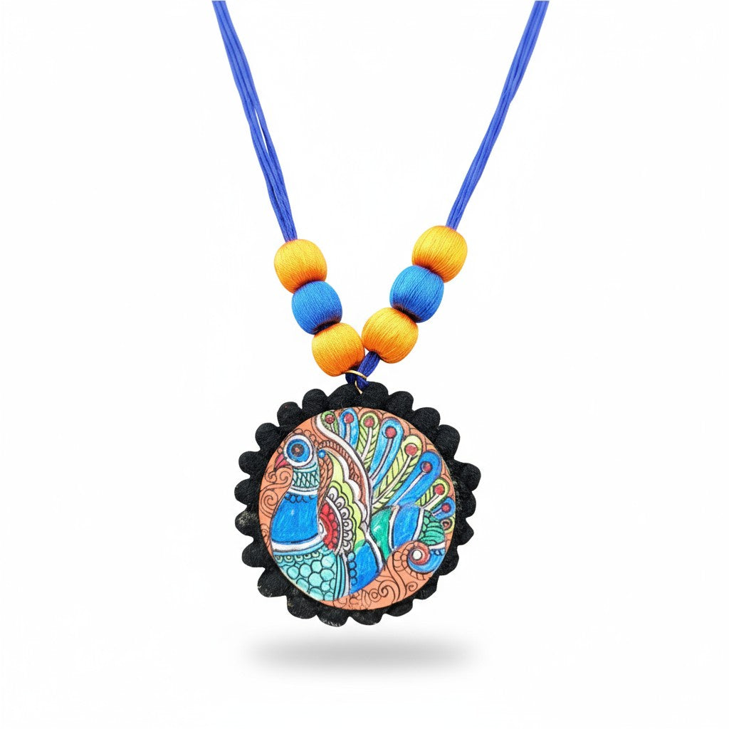 Neelkanth Hand-painted Necklace