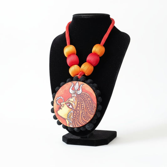 Trinetra Hand-Painted Necklace