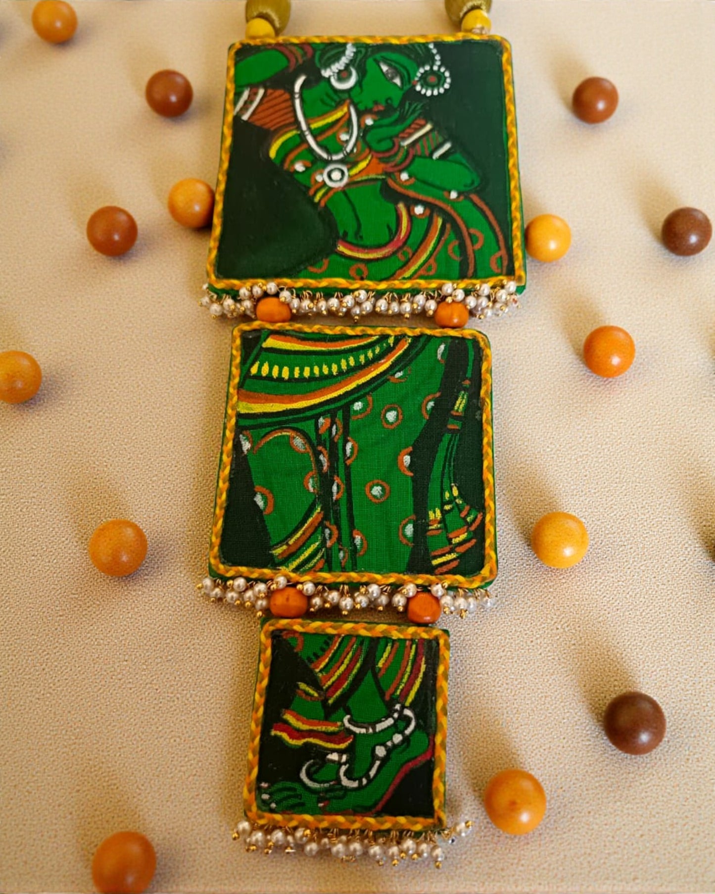 Priyatama Hand-painted Necklace