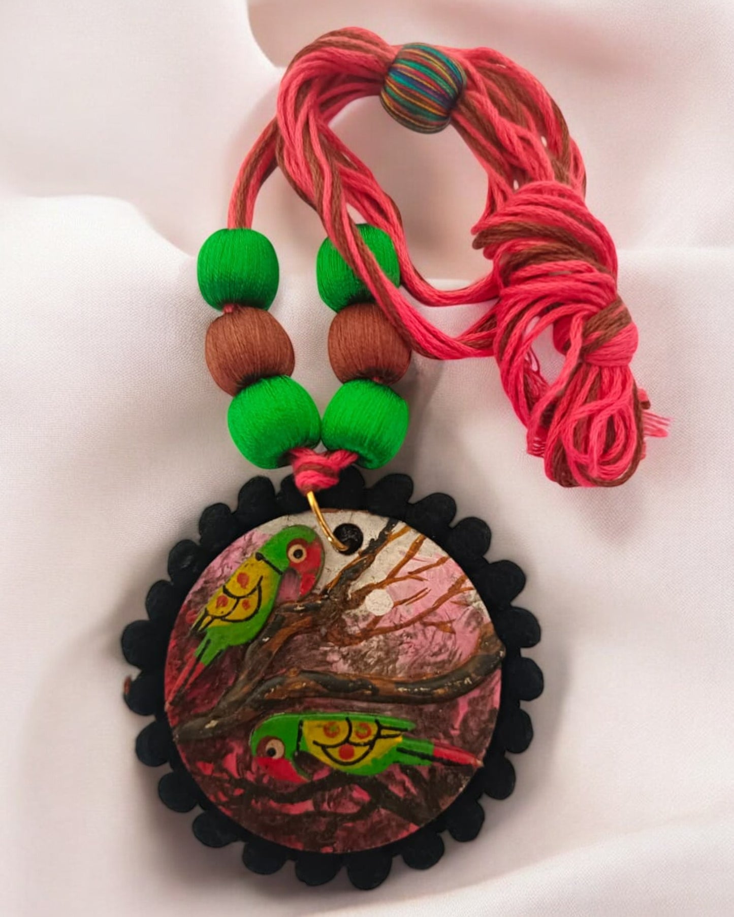 Tota Hand-painted Necklace