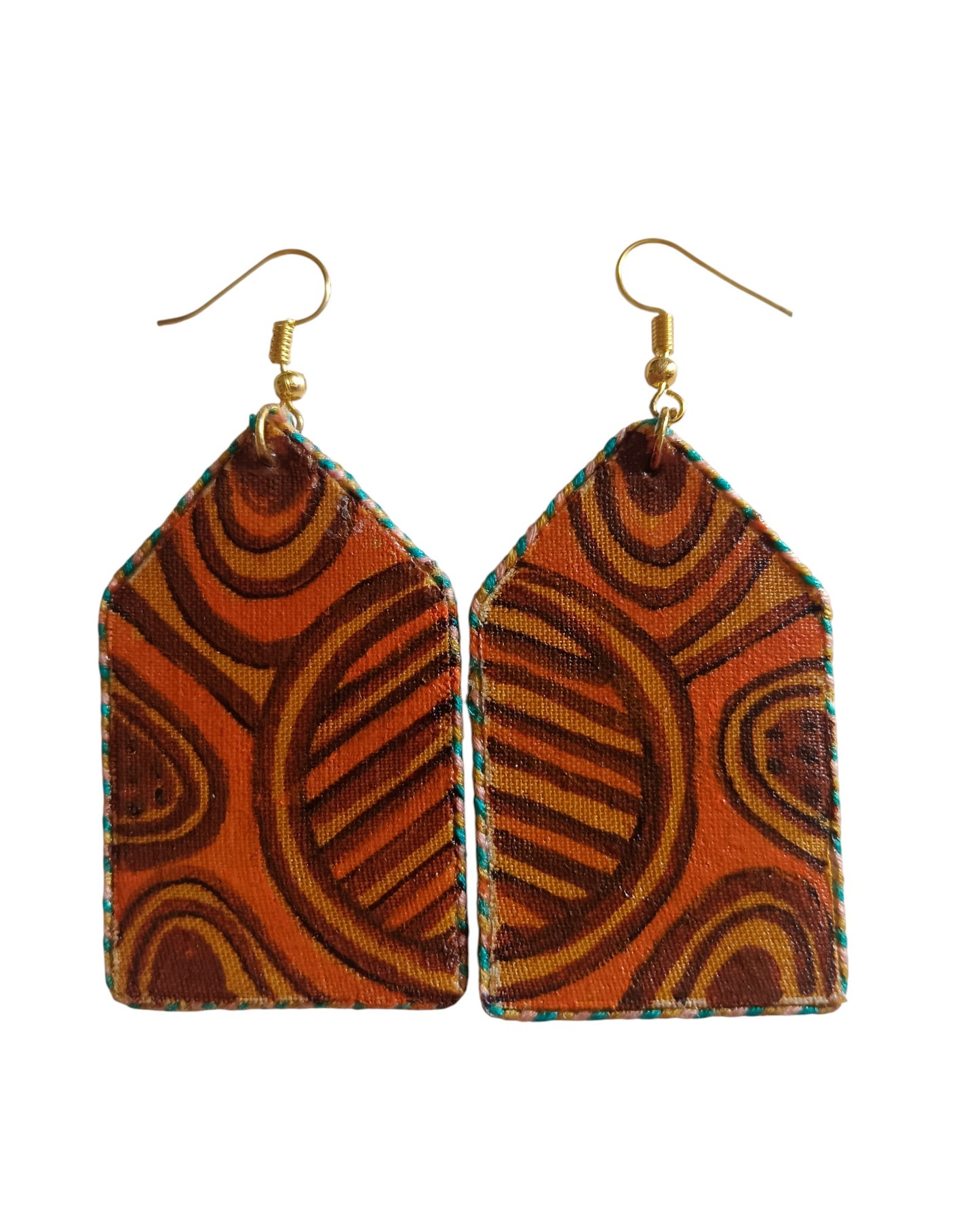 Rustic Orbit Earrings