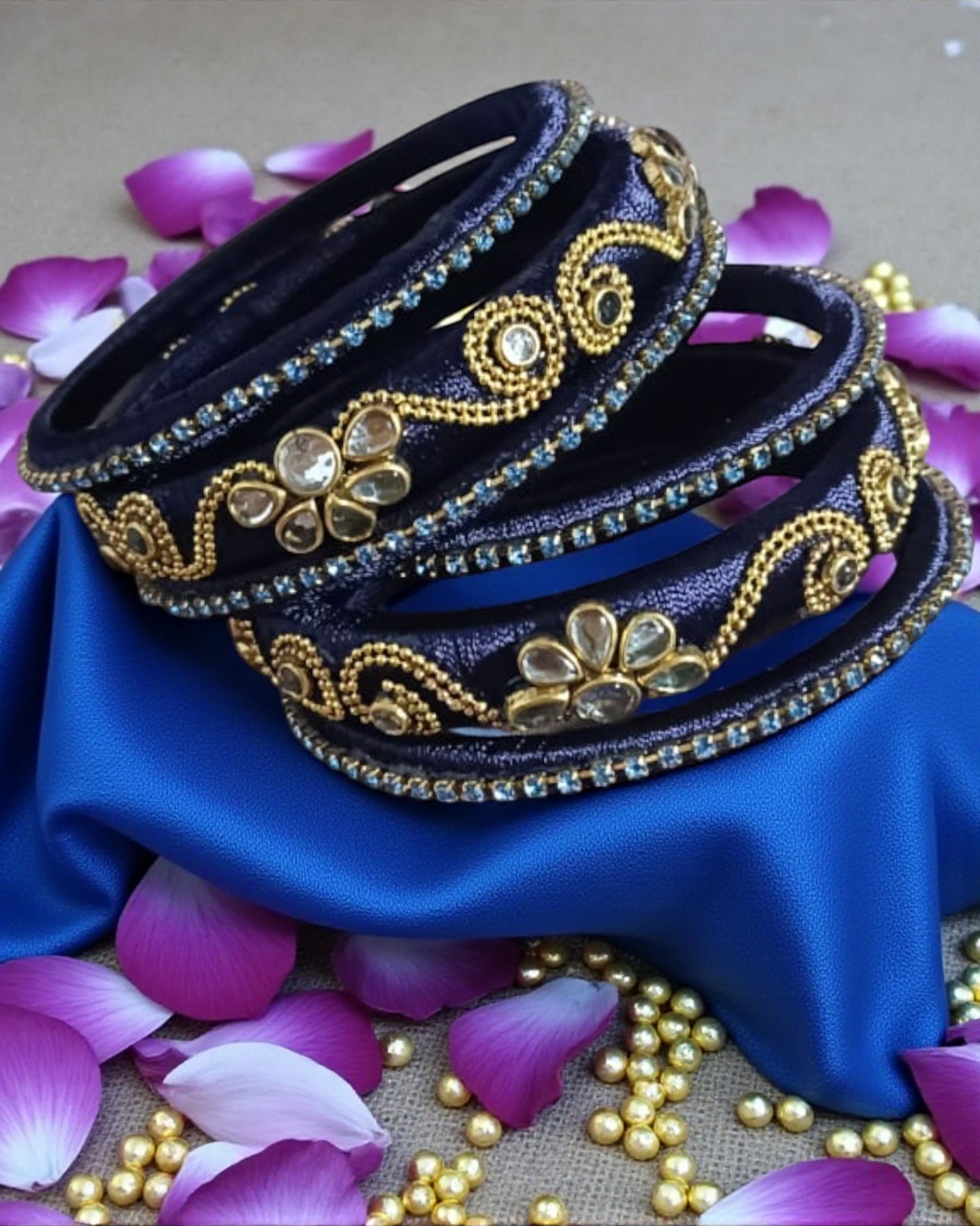 Midnight Grace Bangle Set