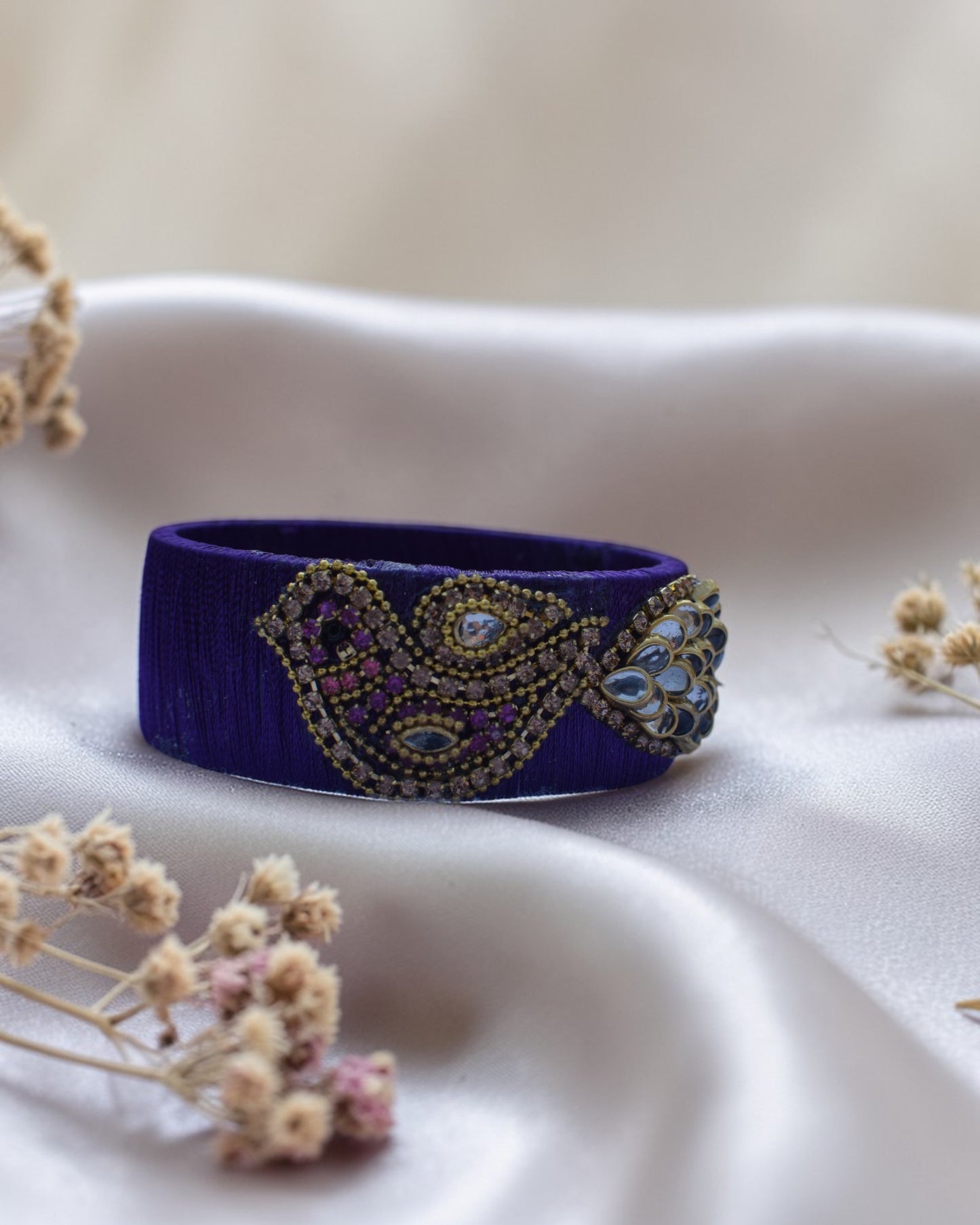 Neel Pakhi Silk Thread Bangle
