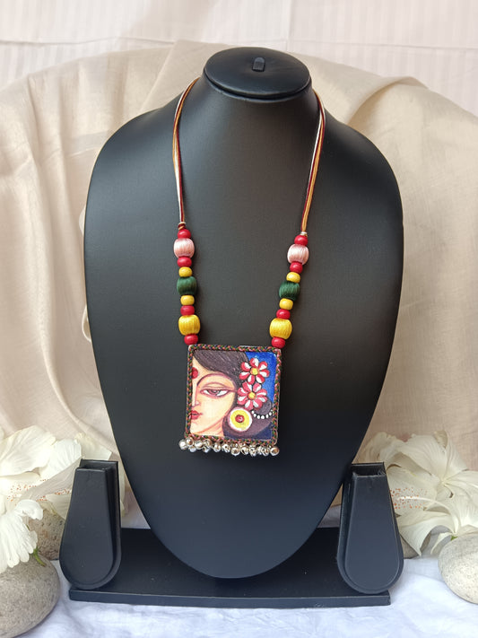 Shringar Hand-Painted Necklace