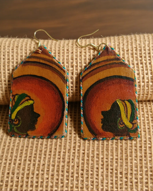 Sun Silhouette Earrings