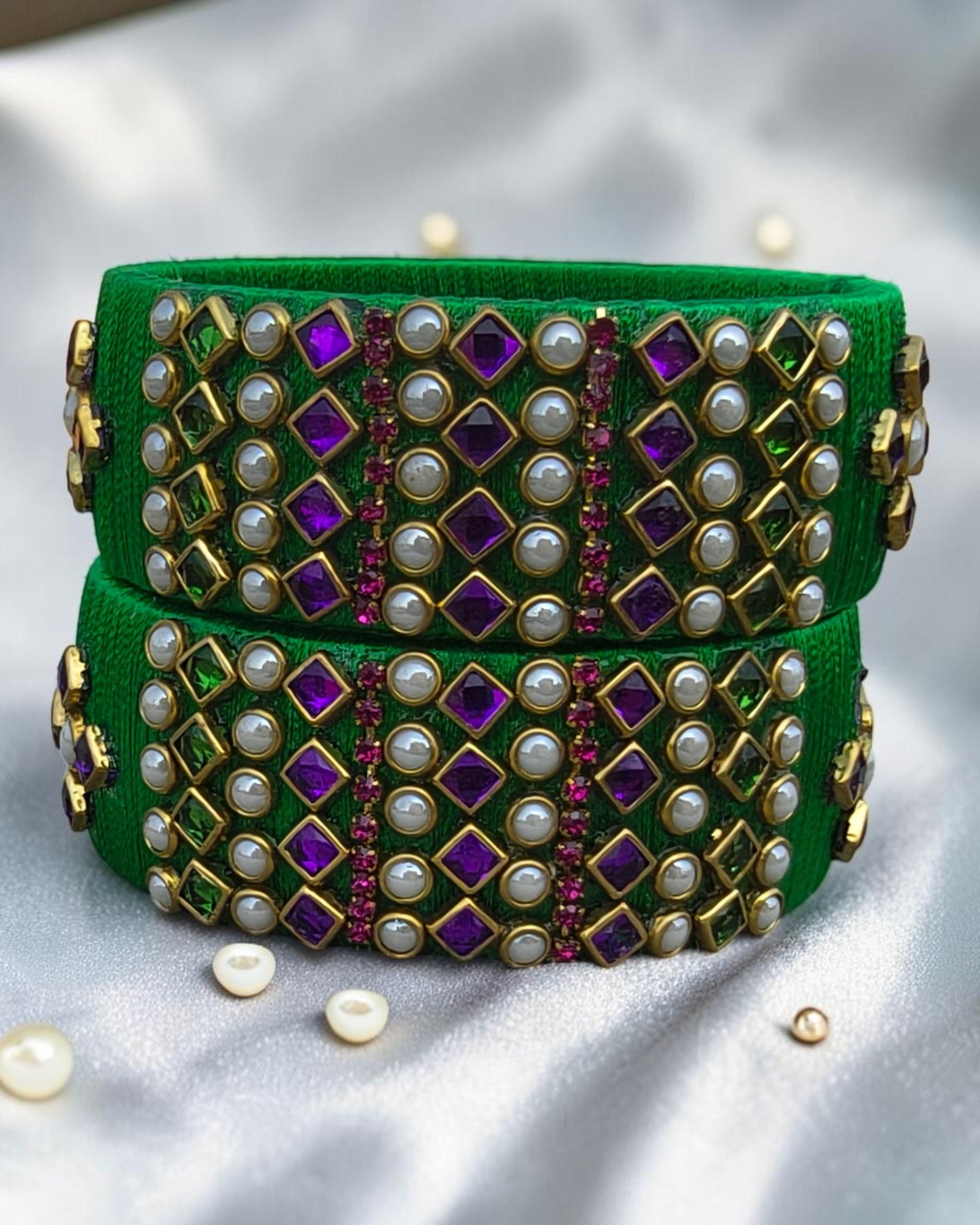 Panna Shringar Bangles
