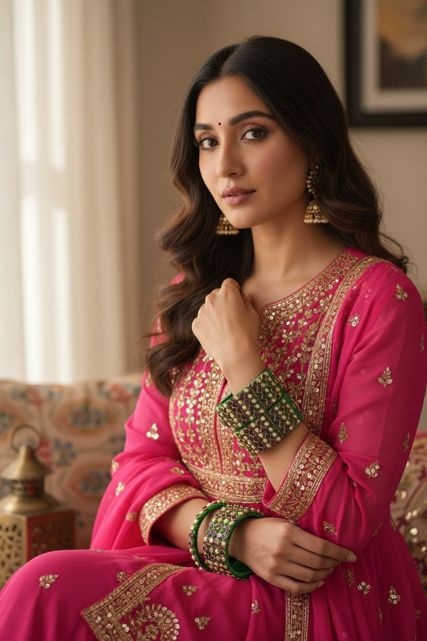 Panna Shringar Bangles