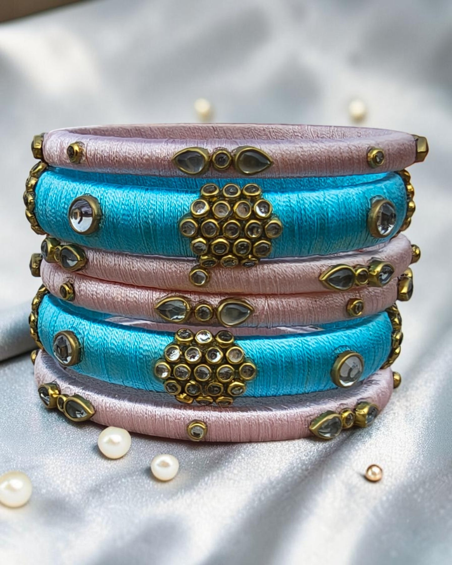 Neel Gulabi Bangles