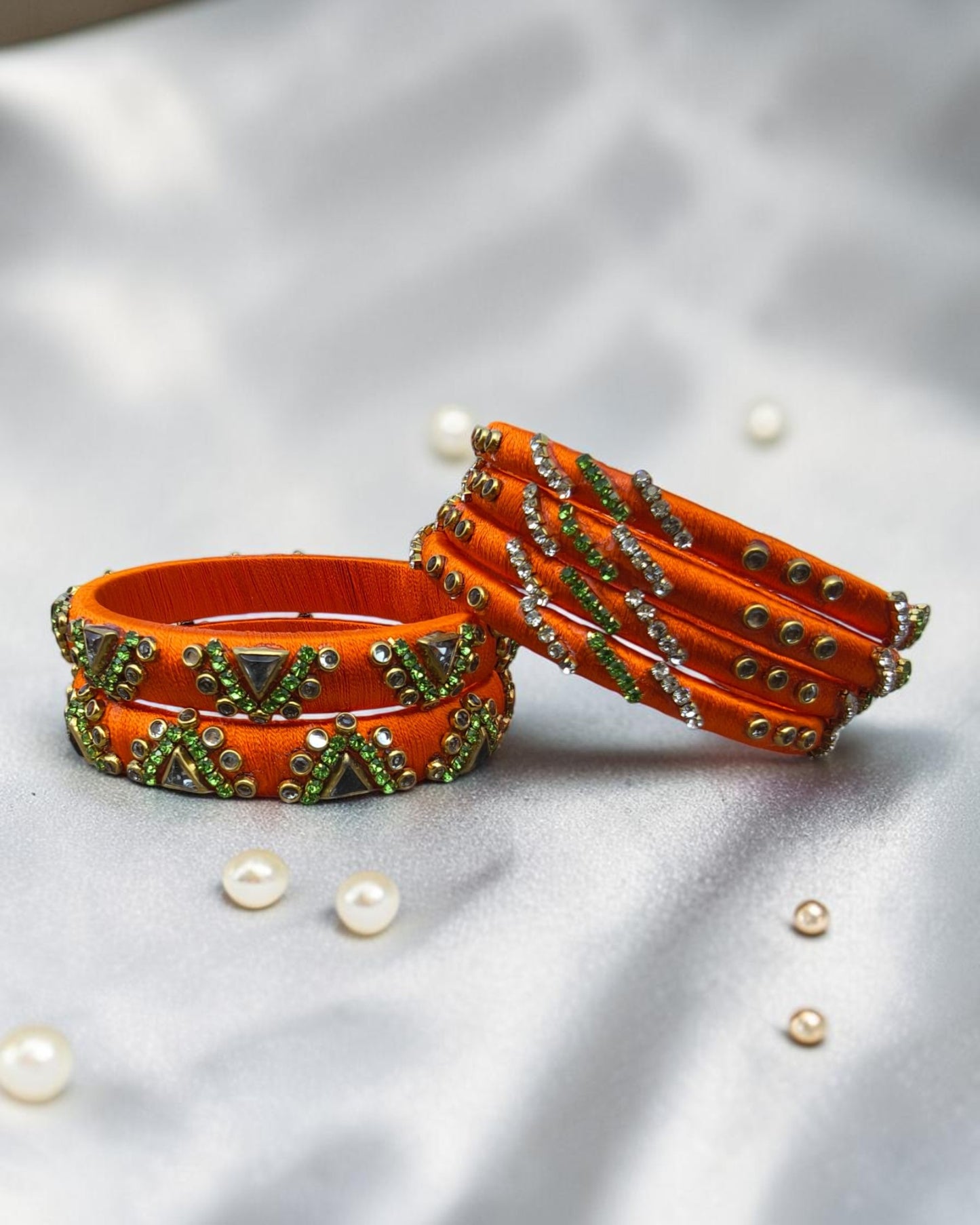 Kesariya Utsav Stack Bangles