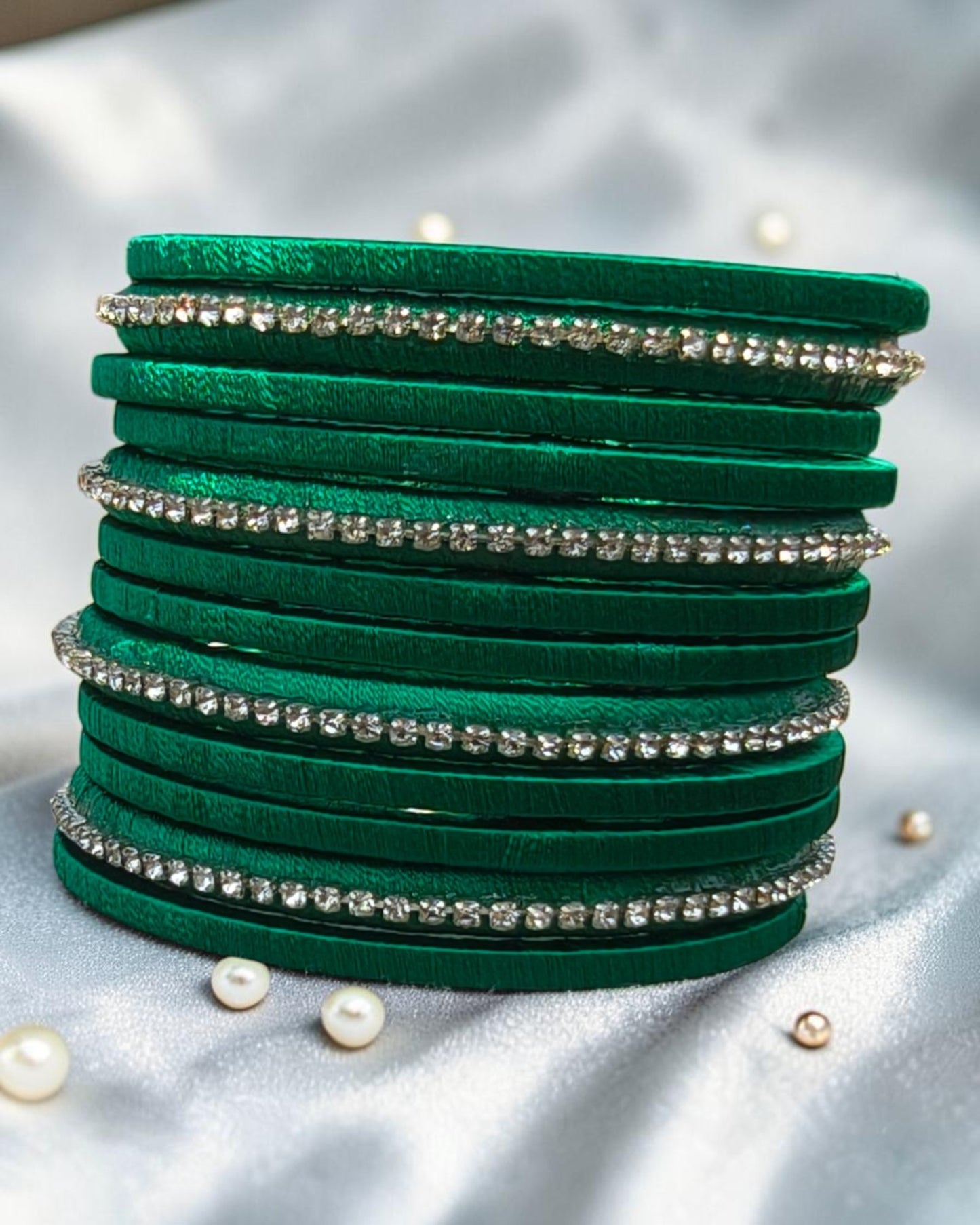 Panna Shimmer Stack Bangles