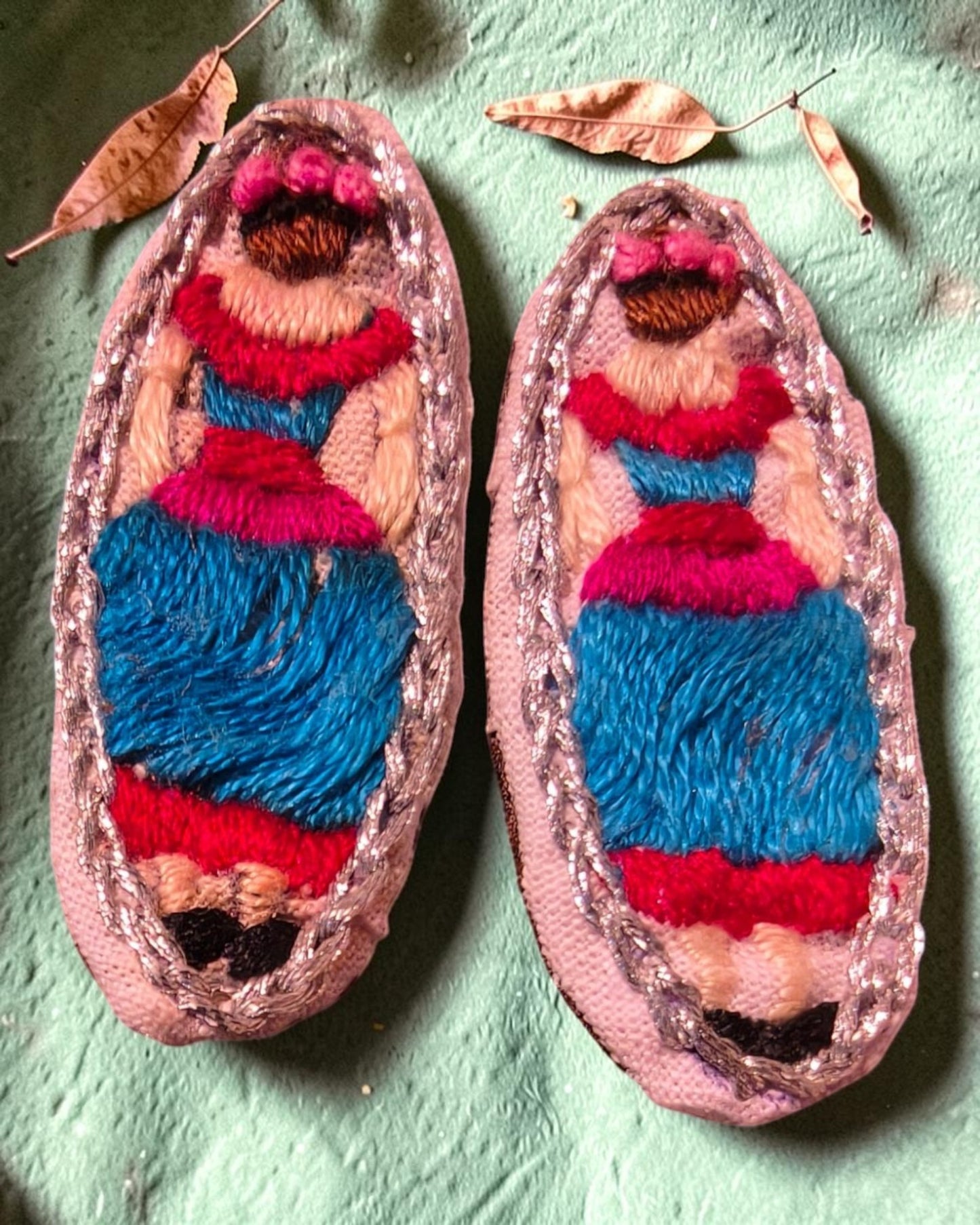 Neelanjali Hand-Embroided Hair Clips