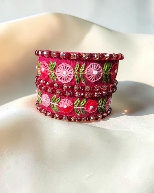 Blush Bloom Bangles