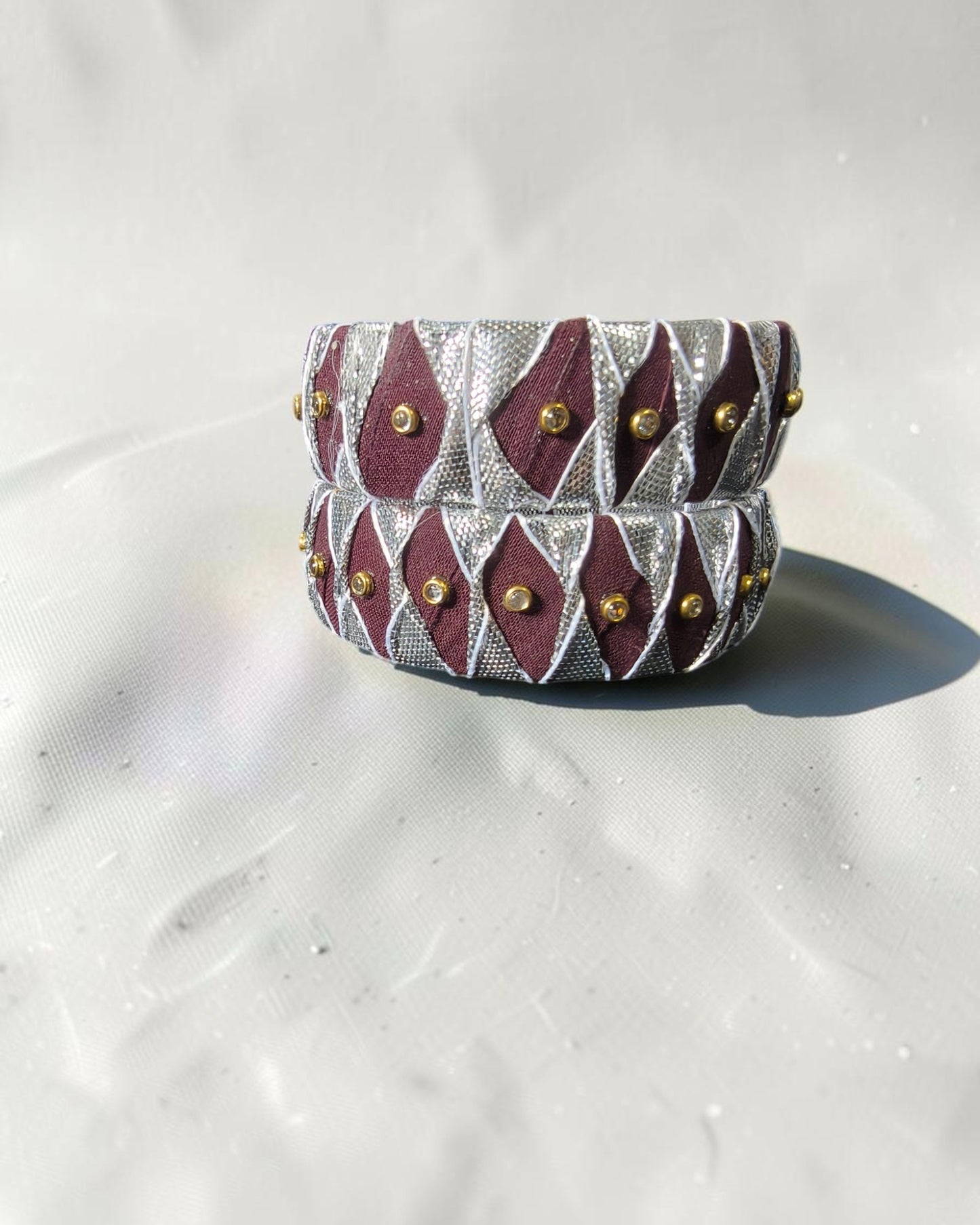 Metallic Muse Fabric Bangles