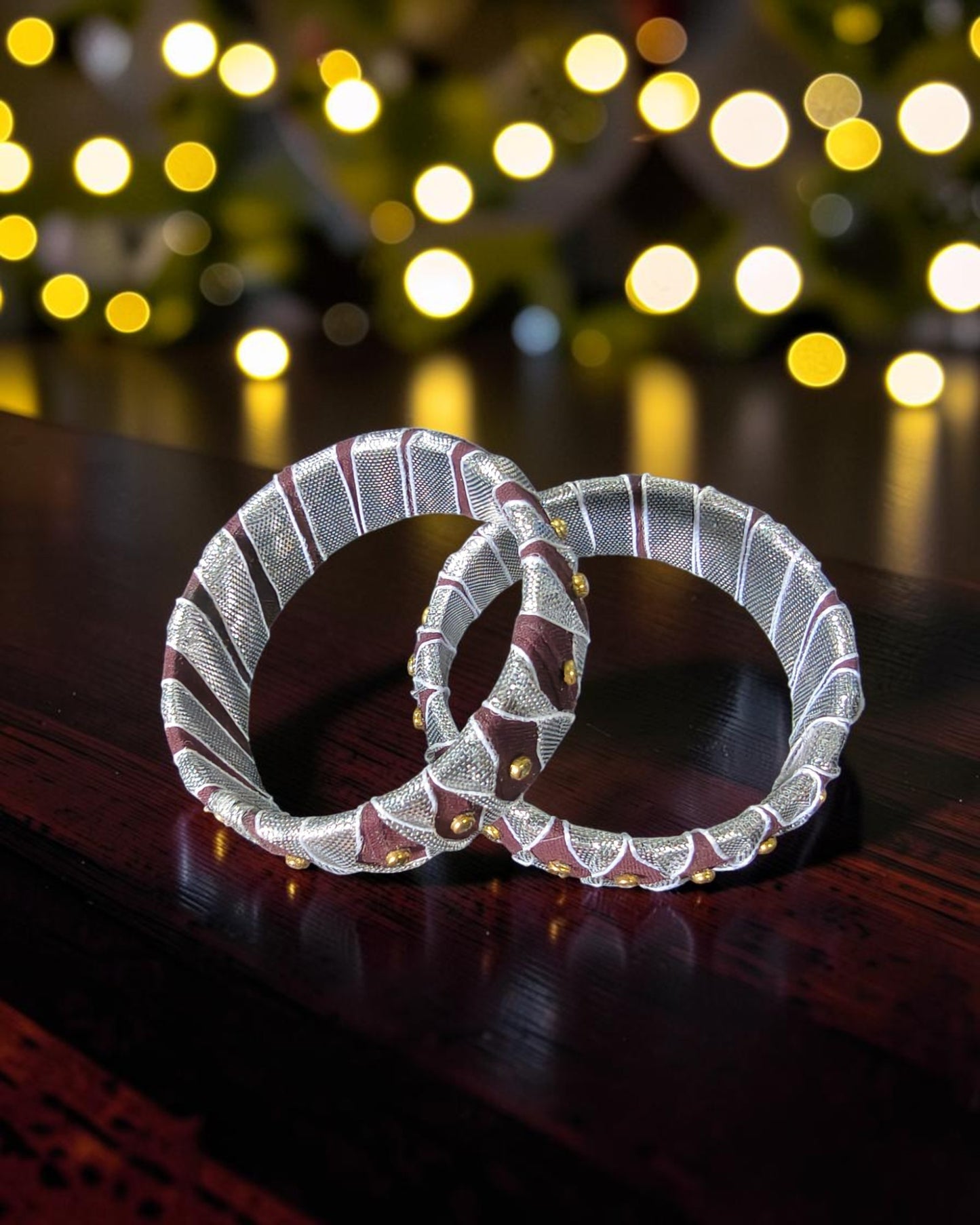 Metallic Muse Fabric Bangles