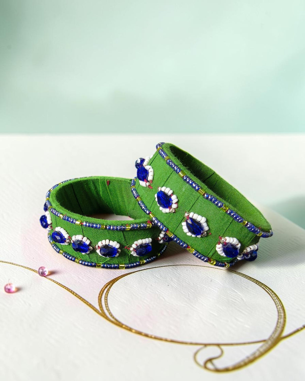Neel Kamal Fabric Bangles
