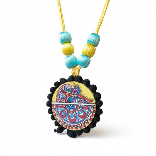 Mayura Hand-painted Necklace