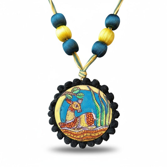 Mruga Hand-painted Necklace