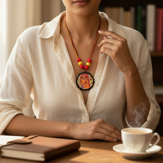 Nababadhu Hand-painted Necklace