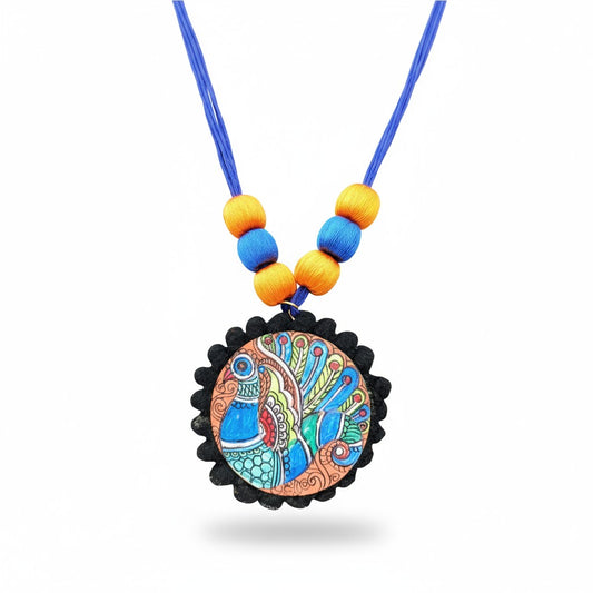 Neelkanth Hand-painted Necklace