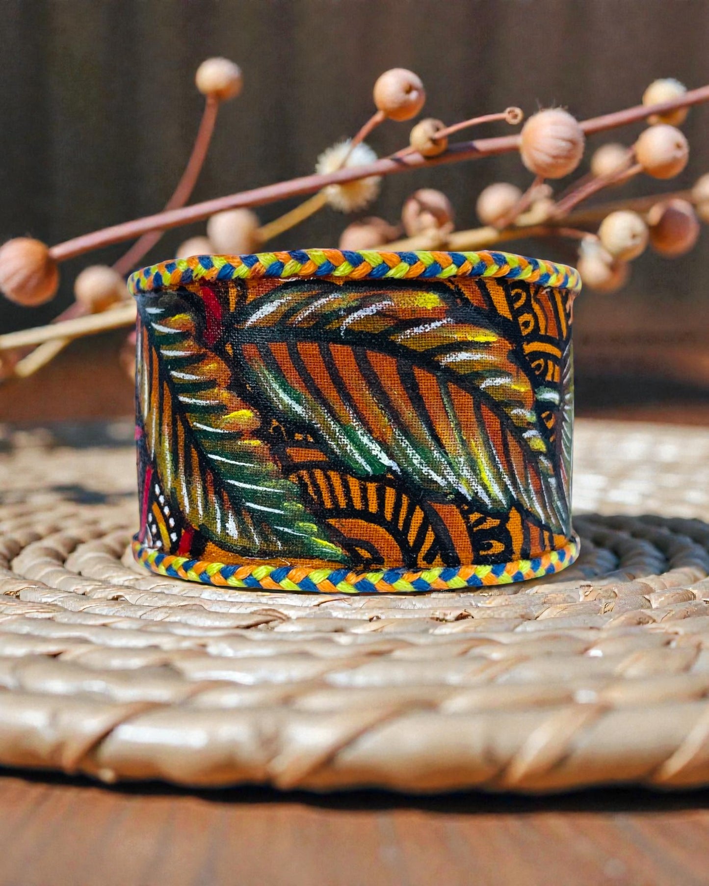 Vanika Vriksha Handpainted Bangle