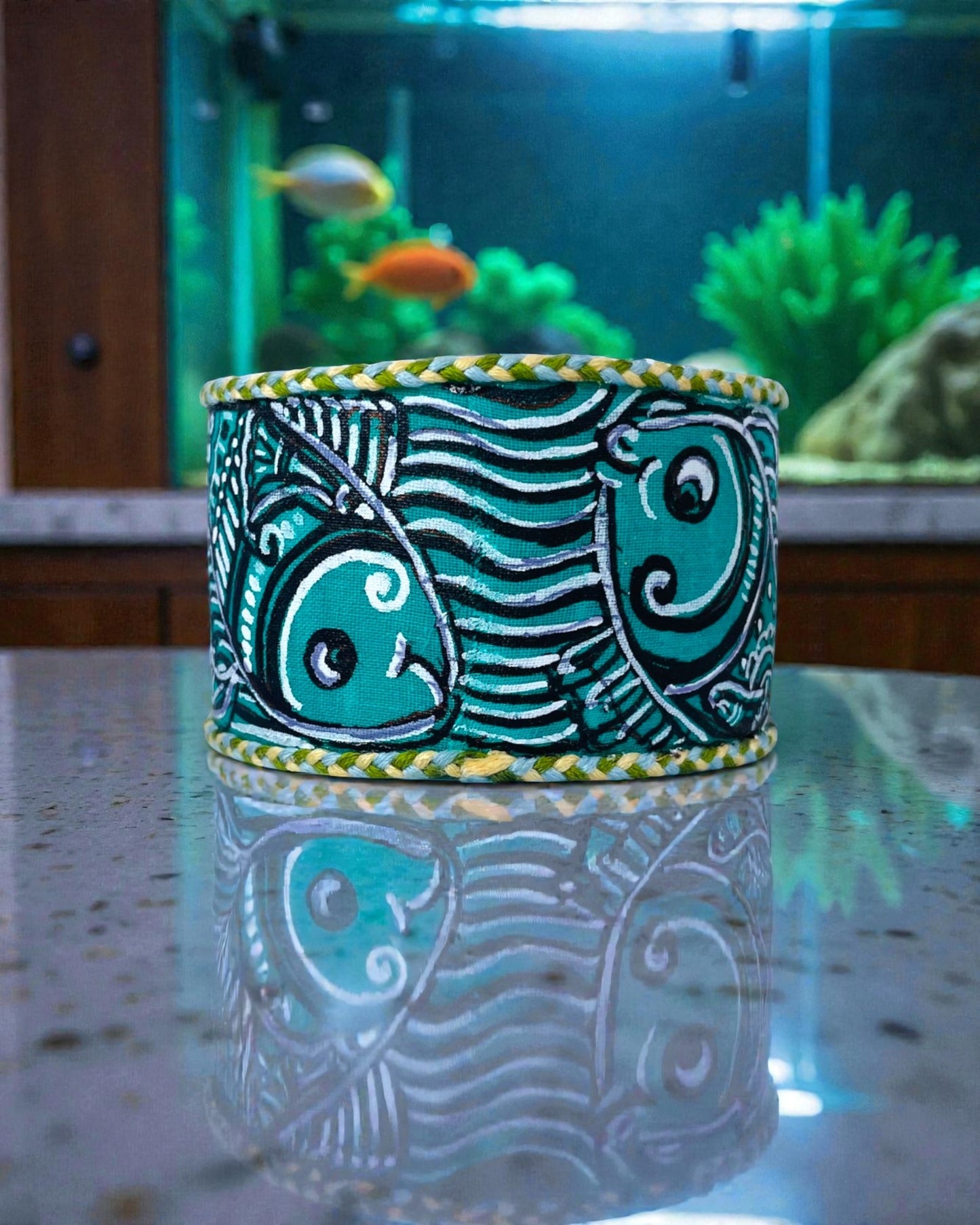 Matsya Leela Hand-painted Bangle