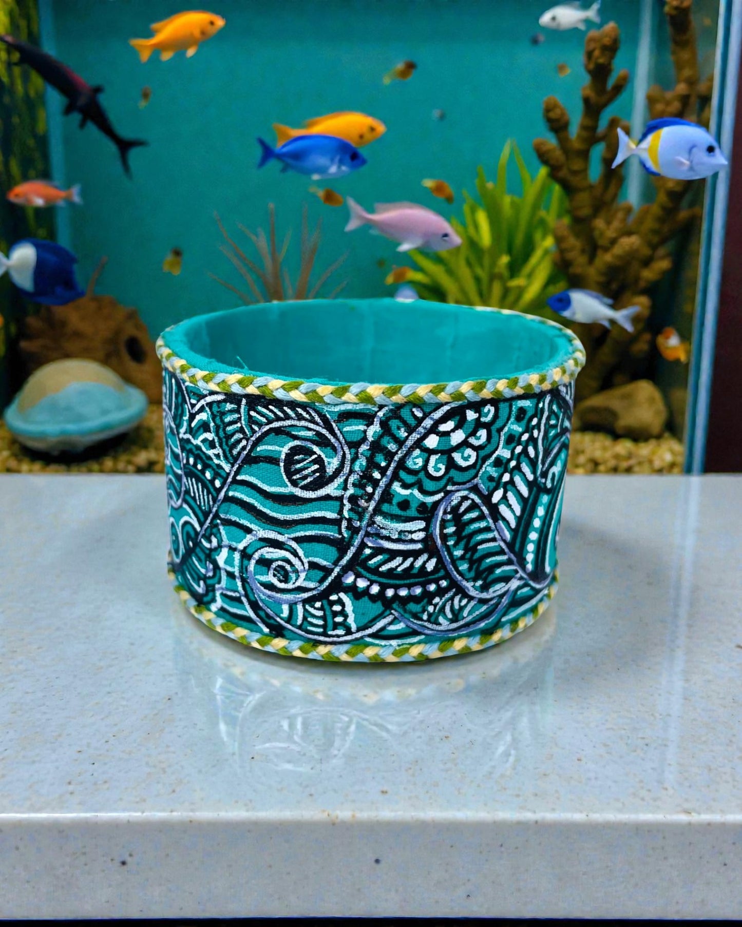 Matsya Leela Hand-painted Bangle