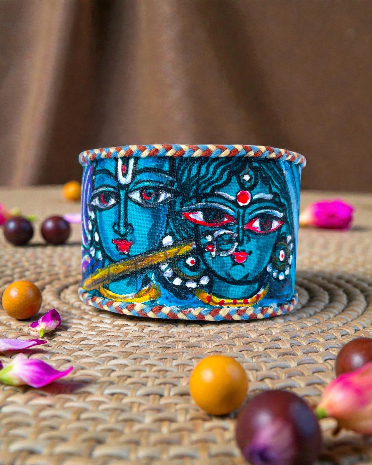 Krishna Leela Hand-painted Bangle
