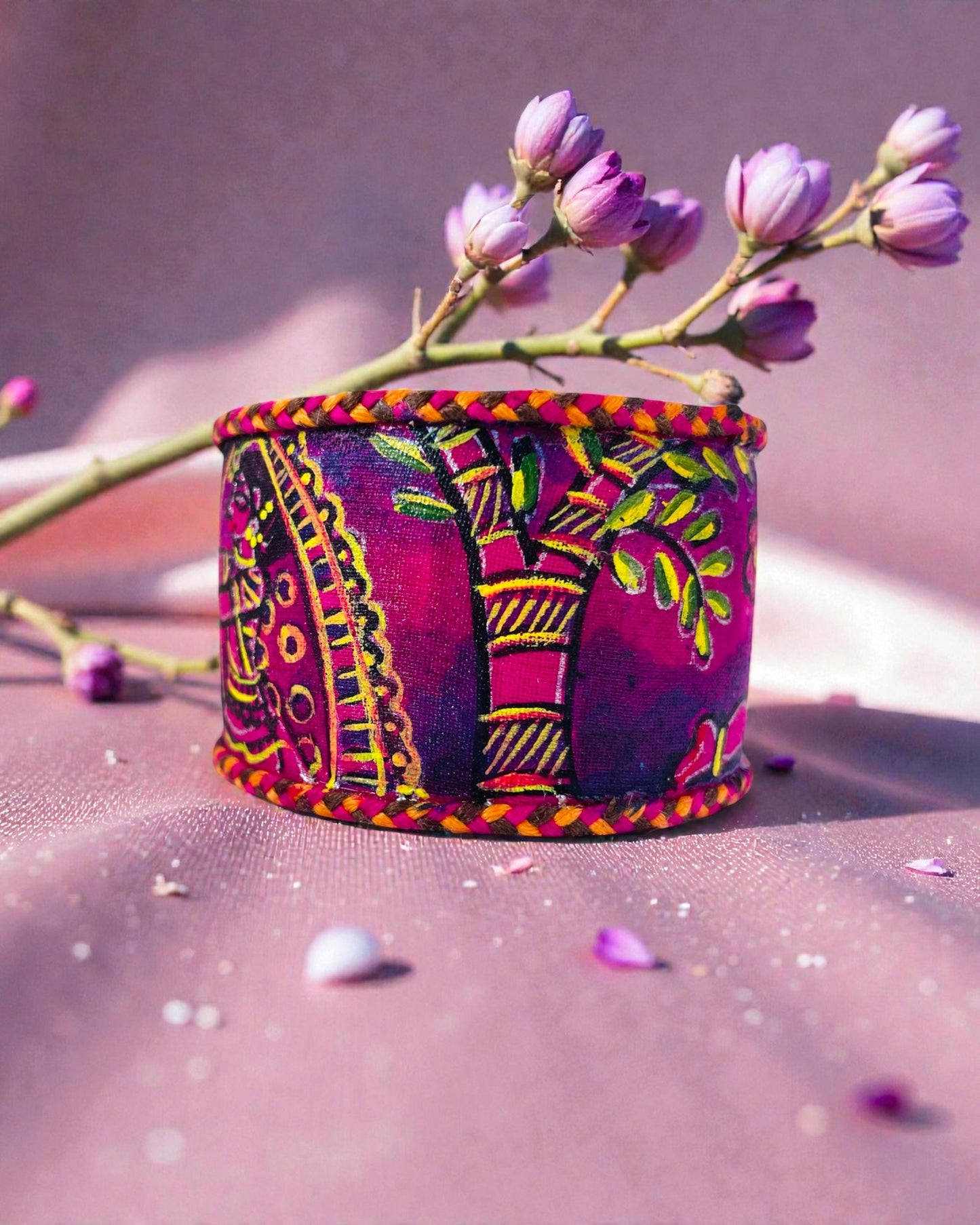 Makhan Leela Hand-painted Bangle