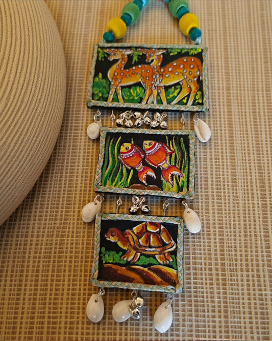 Haar-moni Hand-Painted Necklace