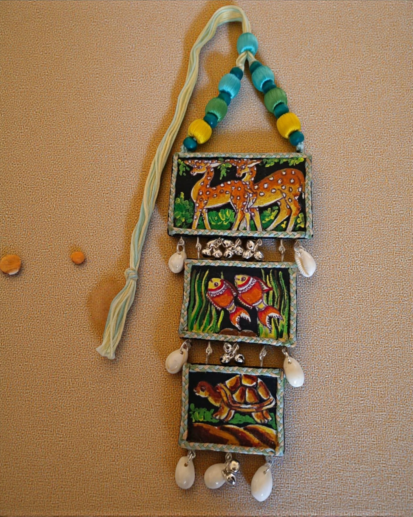 Haar-moni Hand-Painted Necklace