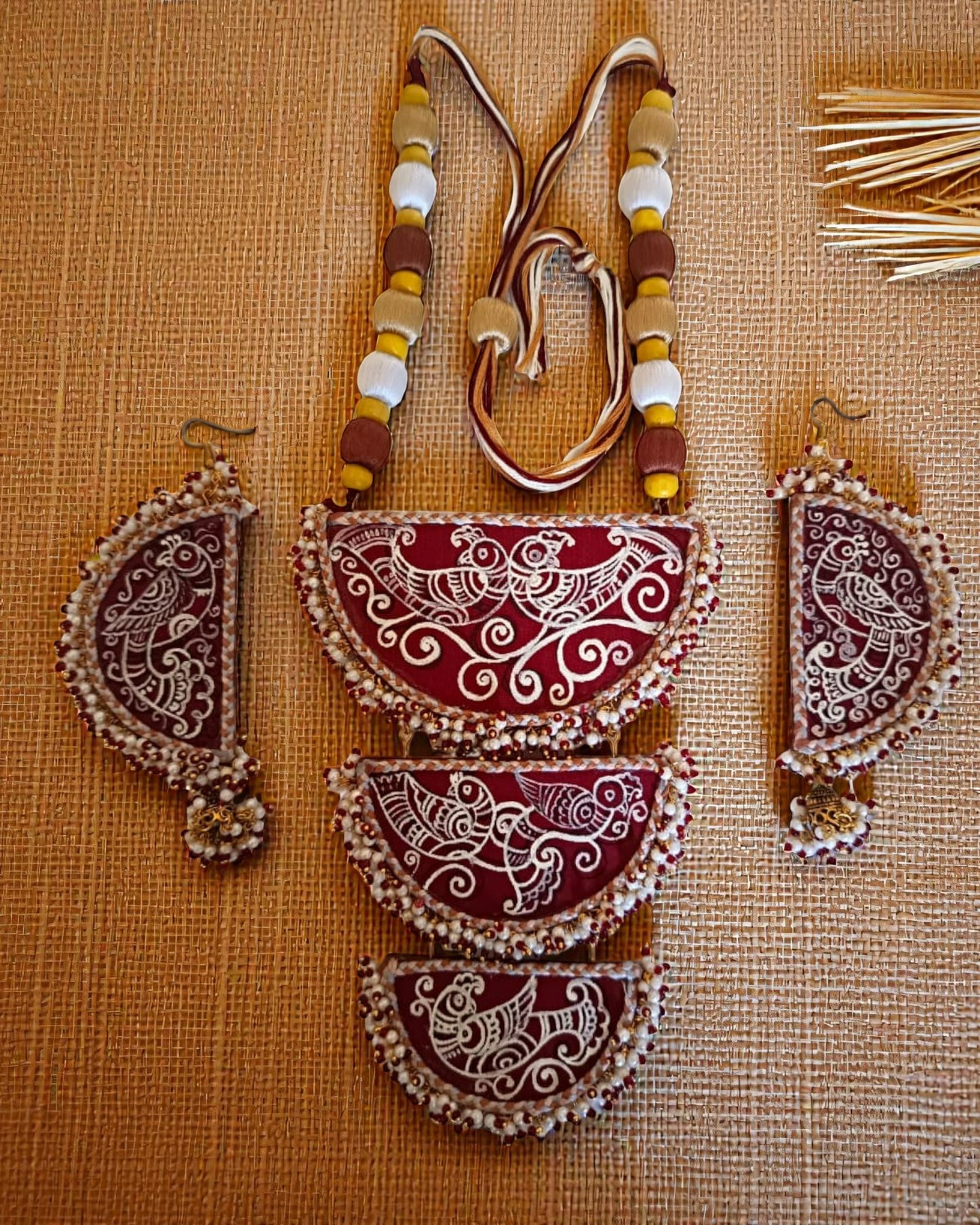 Bihanga Hand-painted Necklace