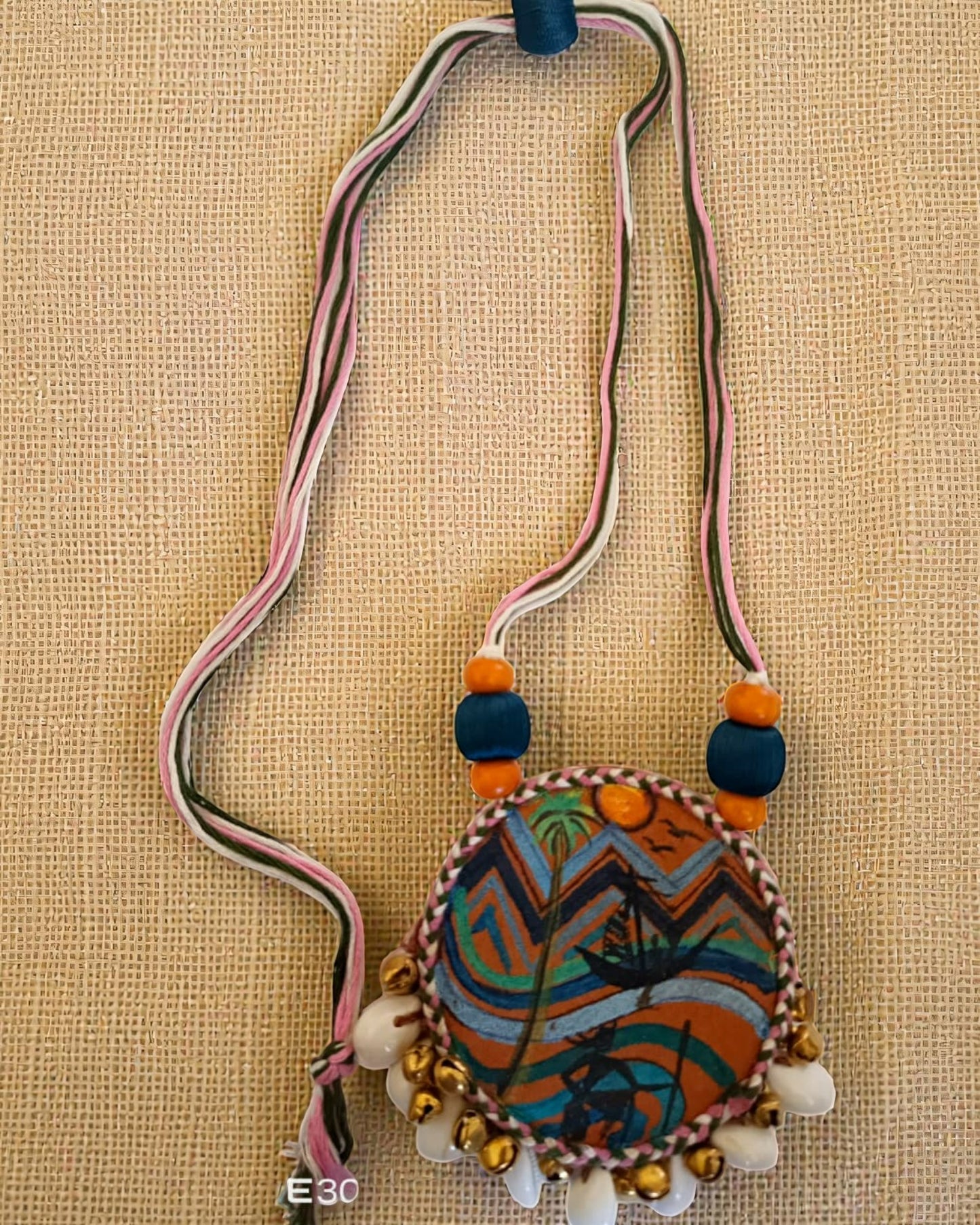 Palli Hand-painted Necklace