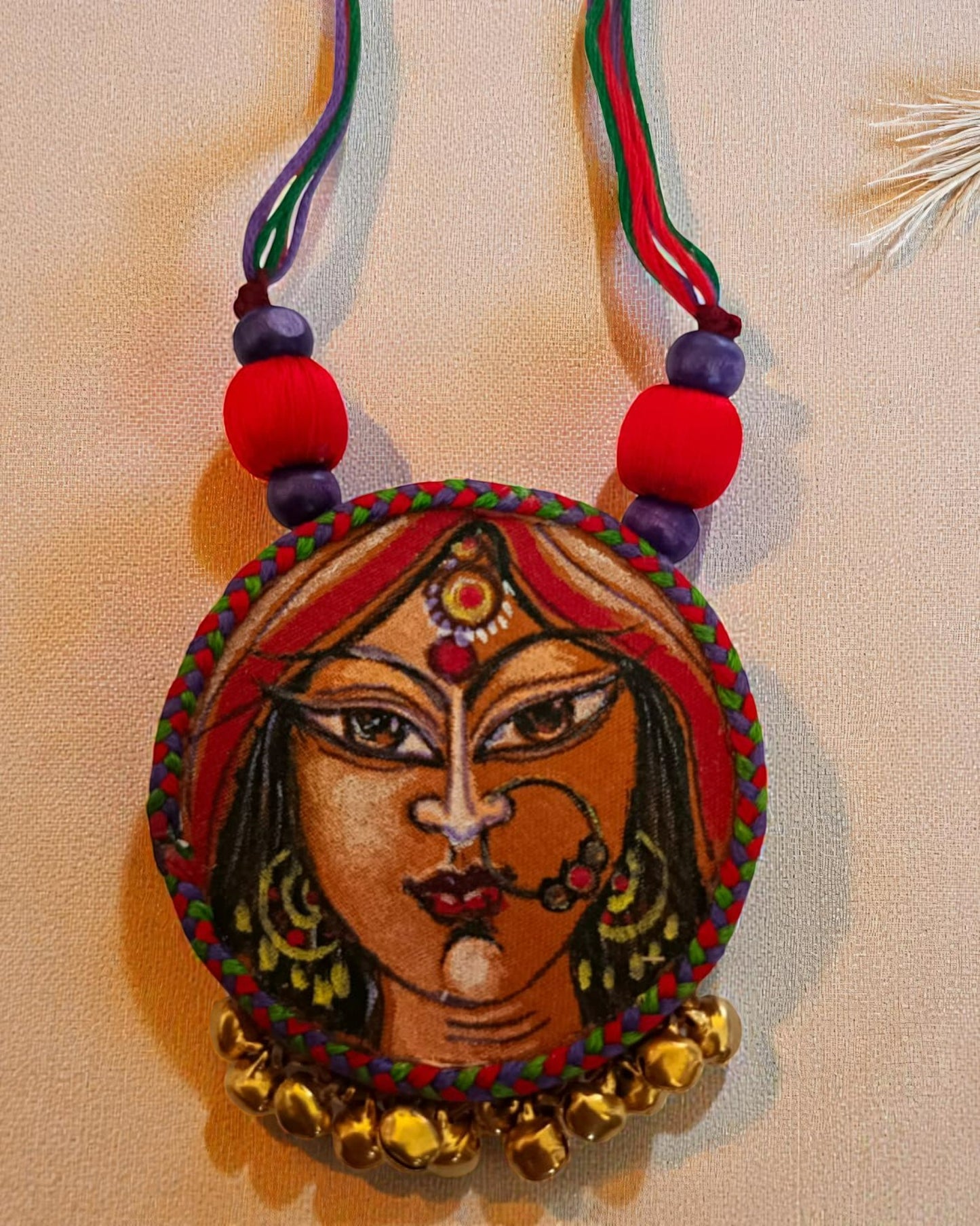 Badhu Hand-painted Necklace