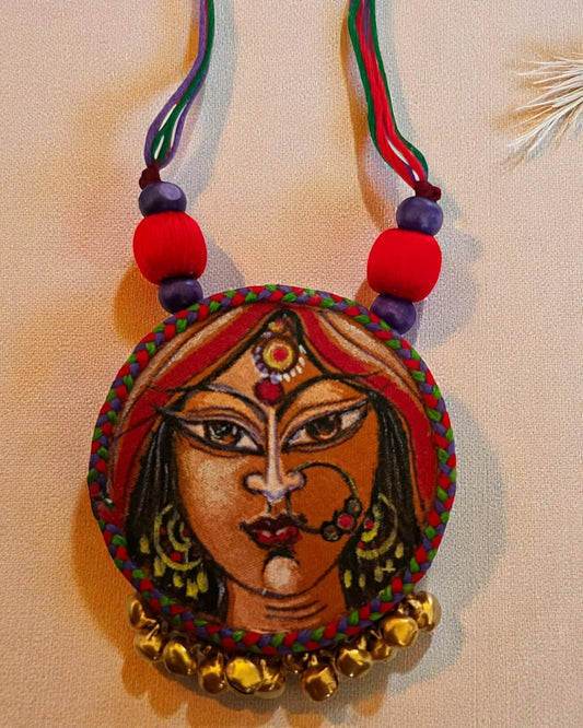 Badhu Hand-painted Necklace