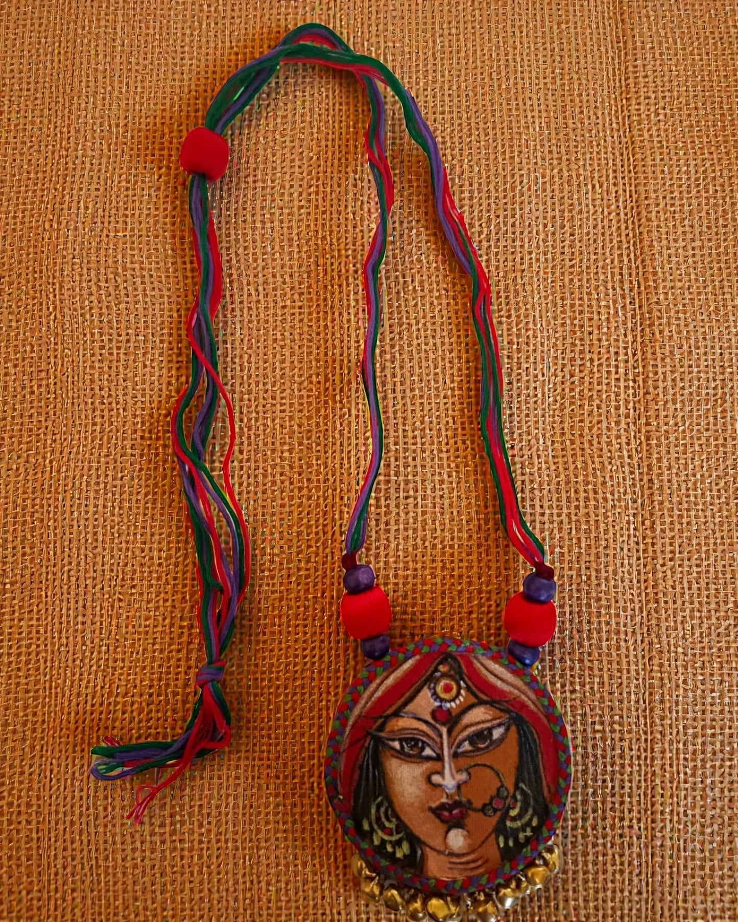 Badhu Hand-painted Necklace