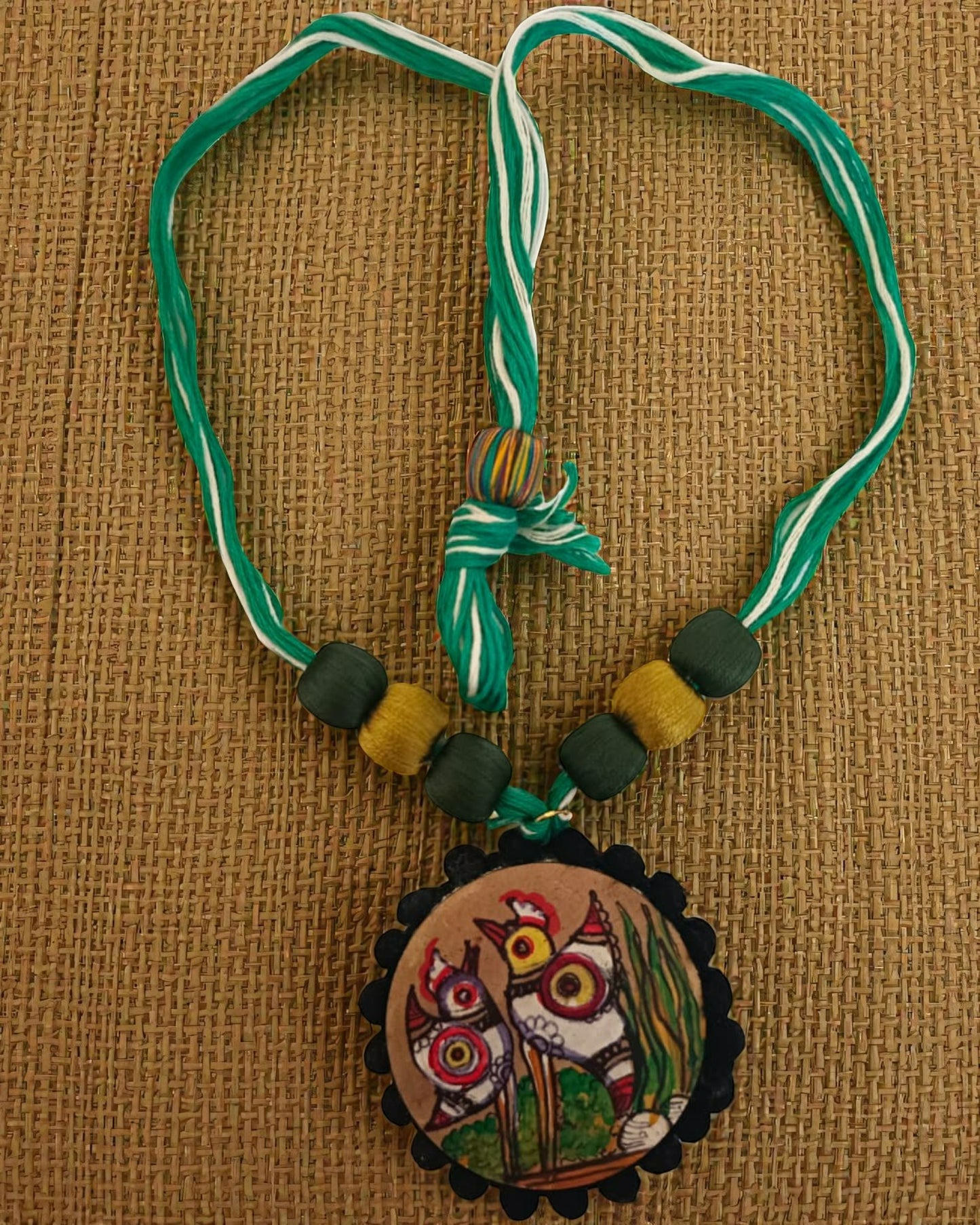 Bihanga Hand-painted Necklace