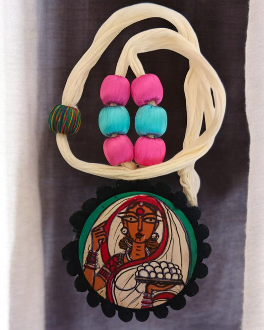 Puja Hand-painted Necklace