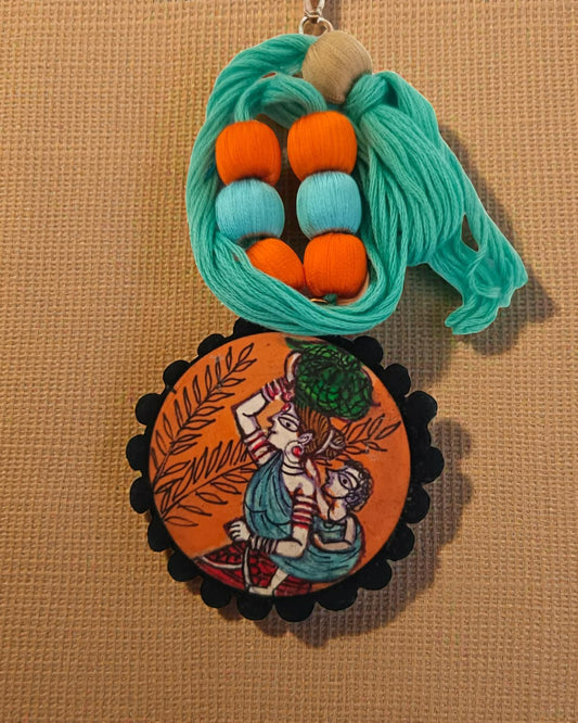 Maa Hand-painted Necklace