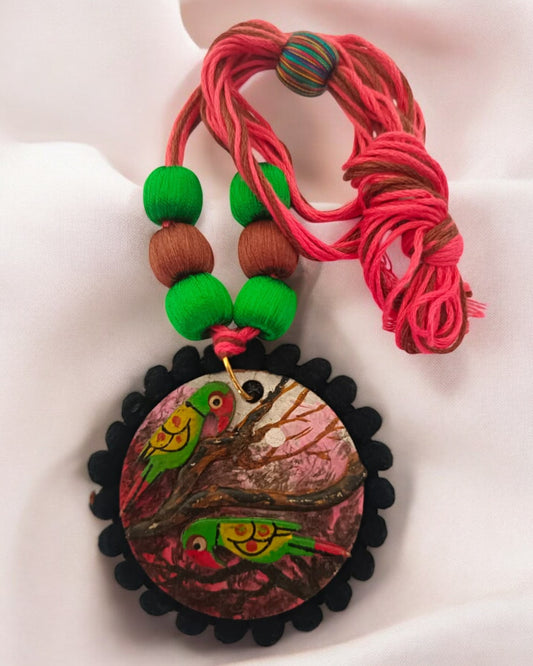 Tota Hand-painted Necklace
