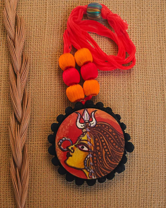 Trinetra Hand-Painted Necklace