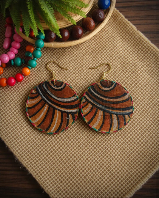 Earthen Swirl Earrings